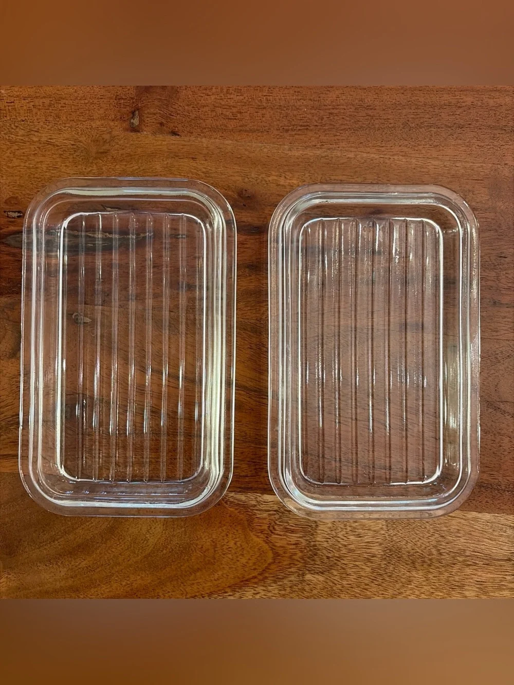 Vintage Pyrex 502 Blue Turquoise Refrigerator Dishes 1.5 Pint Pair w/ 502-C Lids